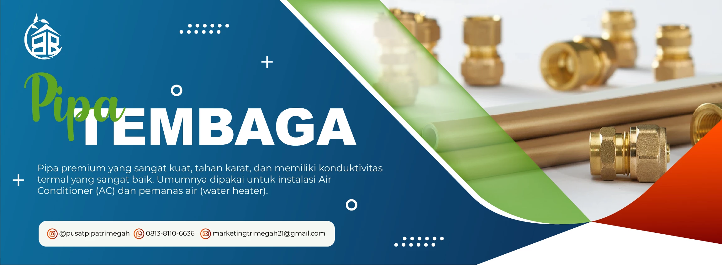 Kami menyediakan pipa lengkap segala merk untuk kebutuhan proyek, industri, perumahan, gedung, hingga plumbing harian Anda. Mulai dari pipa PVC, HDPE, PPR, galvanis, conduit, hingga fitting lengkap - semua tersedia dengan kualitas terbaik dan harga kompetitif!